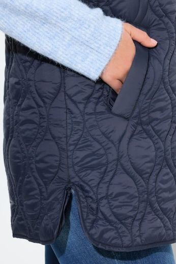 Plus size veliki brojevi Prsluk prošiveni dužeg kroja za punije
