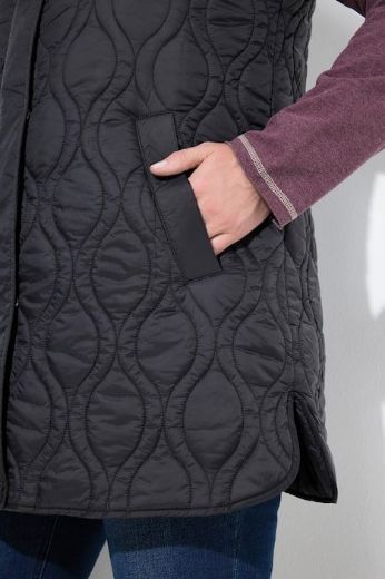 Plus size veliki brojevi Prsluk prošiveni dužeg kroja za punije