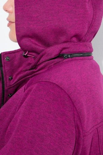 Plus size veliki brojevi Jakna vodoodbojna s odvojivom kapuljačom za punije