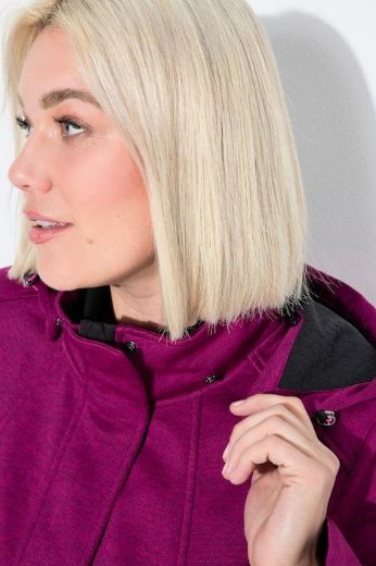 Plus size veliki brojevi Jakna vodoodbojna s odvojivom kapuljačom za punije
