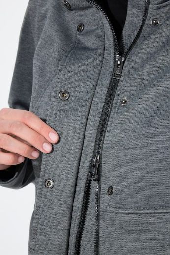 Plus size veliki brojevi Jakna vodoodbojna s odvojivom kapuljačom za punije