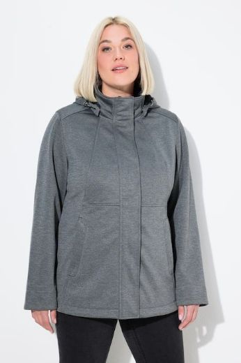 Plus size veliki brojevi Jakna vodoodbojna s odvojivom kapuljačom za punije