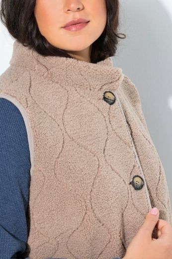 Plus size veliki brojevi Prsluk od flisa za punije