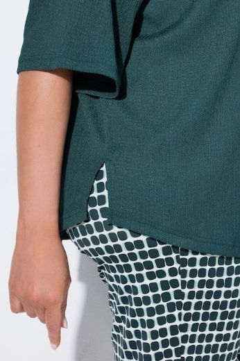 Plus size veliki brojevi Bluza polu rukava na kopčanje za punije