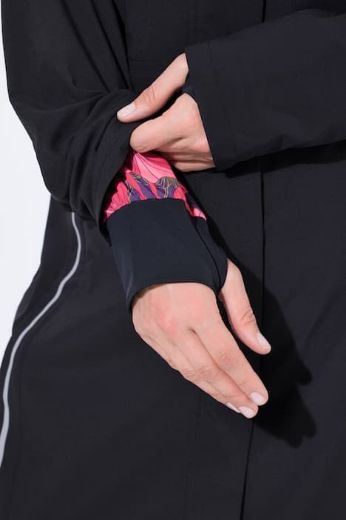 Plus size veliki brojevi Jakna funkcionalna s kapuljačom dužeg kroja za punije