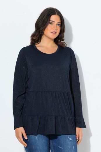 Plus size veliki brojevi Majica dugih rukava A kroja za punije