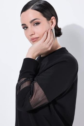 Plus size veliki brojevi Majica dugih rukava okruglog ovratnika za punije