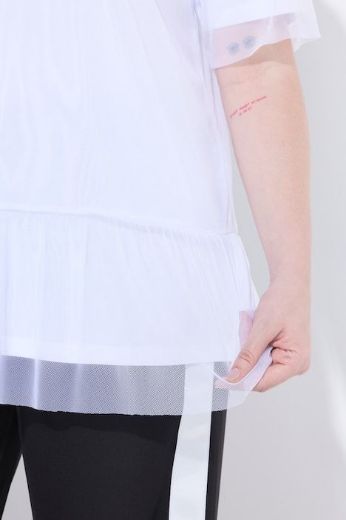 Plus size veliki brojevi Majica kratkih rukava okruglog ovratnika za punije
