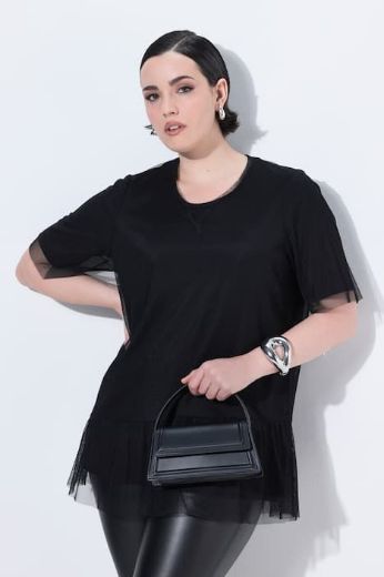 Plus size veliki brojevi Majica kratkih rukava okruglog ovratnika za punije