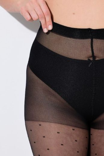 Plus size veliki brojevi Najlonke s uzorkom točkica za punije