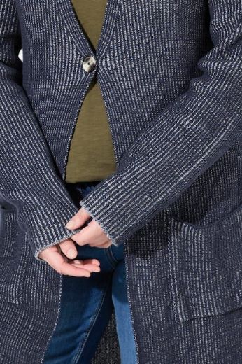 Plus size veliki brojevi Kardigan dugih rukava dužeg kroja za punije