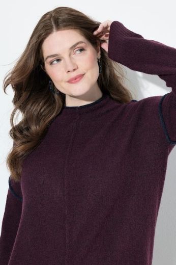 Plus size veliki brojevi Pulover dugih rukava šireg kroja za punije