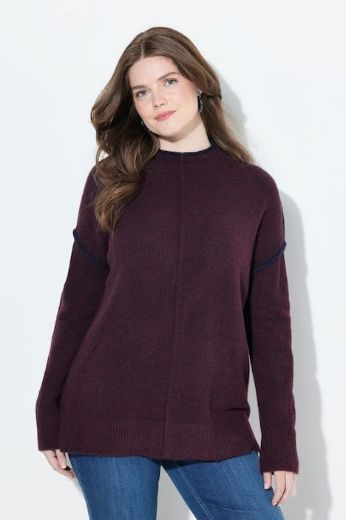 Plus size veliki brojevi Pulover dugih rukava šireg kroja za punije