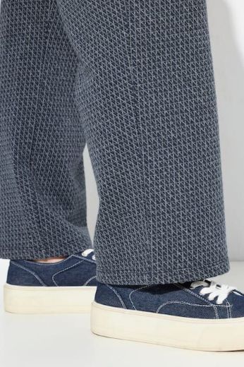 Plus size veliki brojevi Hlače elastičnog struka širokih nogavica za punije