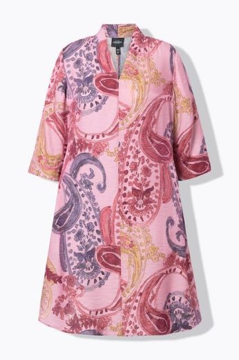 Plus size veliki brojevi Haljina 3/4 rukava A kroja za punije