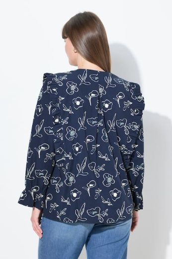 Plus size veliki brojevi Bluza dugih rukava A kroja za punije