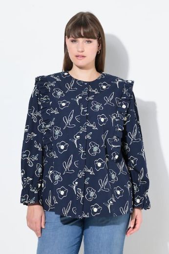 Plus size veliki brojevi Bluza dugih rukava A kroja za punije