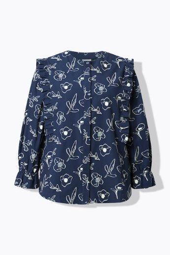 Plus size veliki brojevi Bluza dugih rukava A kroja za punije