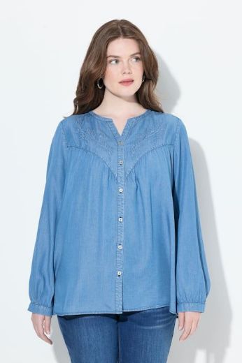 Plus size veliki brojevi Bluza dugih rukava A kroja za punije