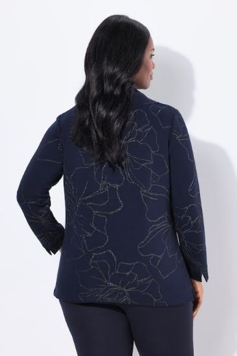 Plus size veliki brojevi Majica dugih rukava povišenog ovratnika za punije