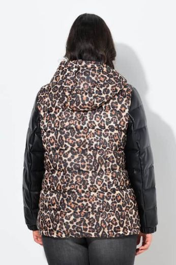 Plus size veliki brojevi Jakna s leopard uzorkom za punije