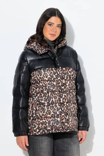 Plus size veliki brojevi Jakna s leopard uzorkom za punije