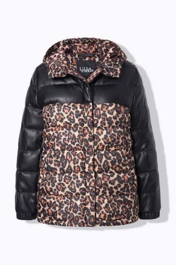 Plus size veliki brojevi Jakna s leopard uzorkom za punije