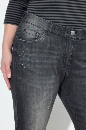 Plus size veliki brojevi Traperice širokih nogavica za punije