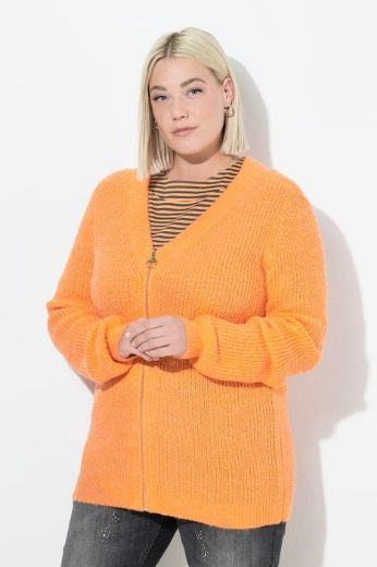 Plus size veliki brojevi Kardigan s patentnim zatvaračem za punije