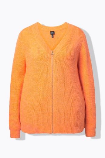 Plus size veliki brojevi Kardigan s patentnim zatvaračem za punije