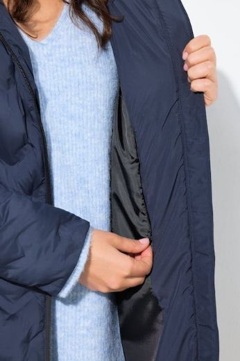 Plus size veliki brojevi Jakna prošivena dužeg A kroja za punije