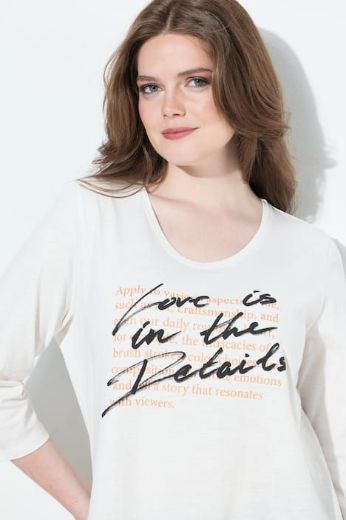 Plus size veliki brojevi Majica 3/4 rukava V ovratnika za punije