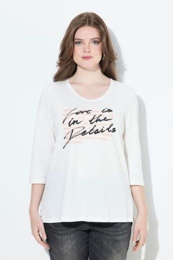 Plus size veliki brojevi Majica 3/4 rukava V ovratnika za punije