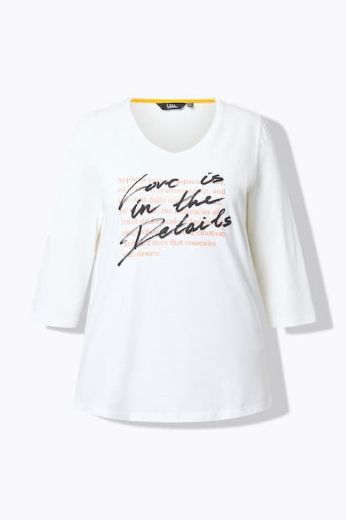 Plus size veliki brojevi Majica 3/4 rukava V ovratnika za punije