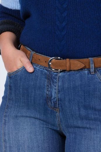 Plus size veliki brojevi Remen od brušene kože za punije