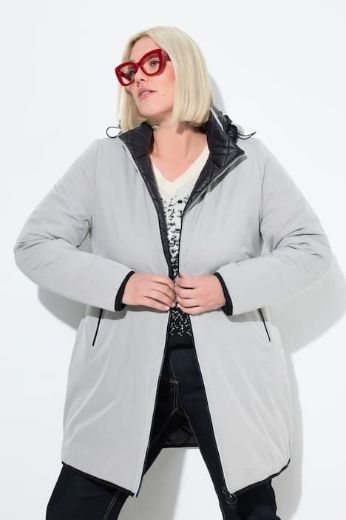 Plus size veliki brojevi Jakna nosiva na dvije strane za punije