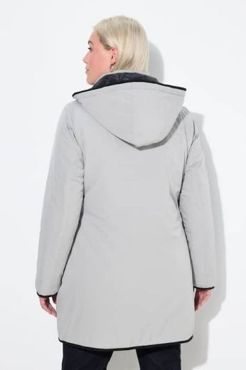 Plus size veliki brojevi Jakna nosiva na dvije strane za punije