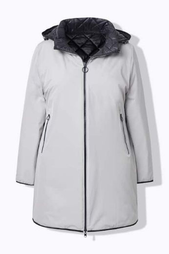 Plus size veliki brojevi Jakna nosiva na dvije strane za punije