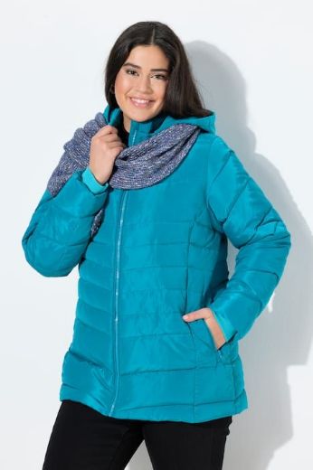 Plus size veliki brojevi Jakna štepana za punije