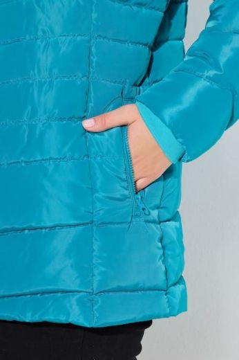 Plus size veliki brojevi Jakna štepana za punije