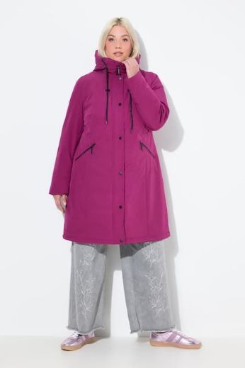 Plus size veliki brojevi Jakna funkcionalna s kapuljačom za punije