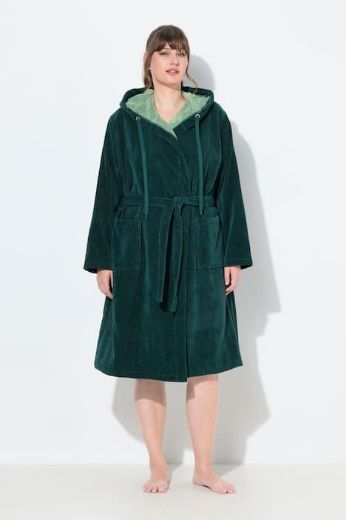 Plus size veliki brojevi Ogrtač s kapuljačom za punije