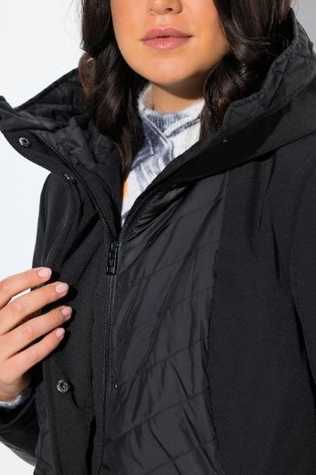 Plus size veliki brojevi Jakna vodoodbojna s kapuljačom za punije