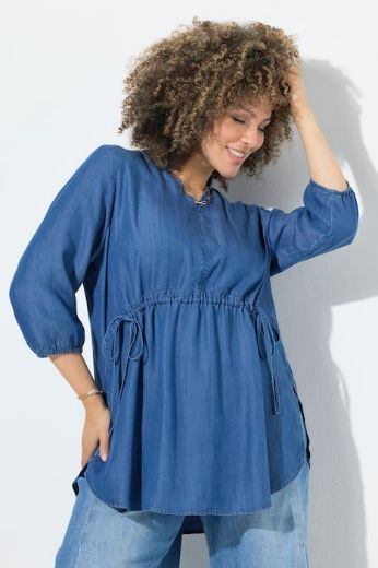 Plus size veliki brojevi Bluza 3/4 rukava A kroja za punije