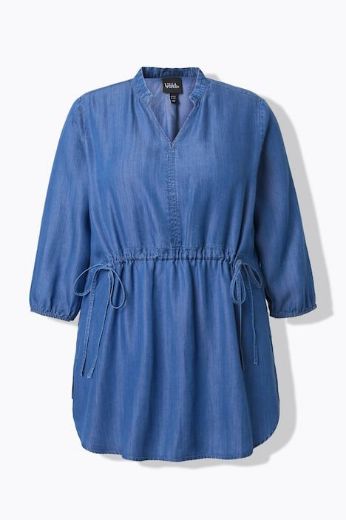 Plus size veliki brojevi Bluza 3/4 rukava A kroja za punije