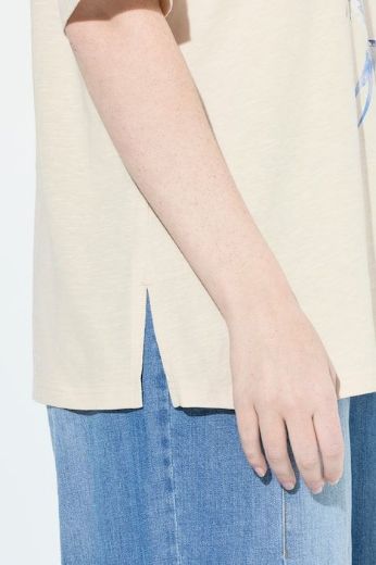 Plus size veliki brojevi Majica kratkih rukava V ovratnika za punije