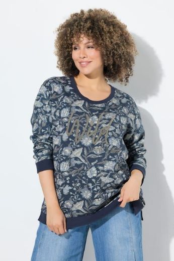 Plus size veliki brojevi Majica dugih rukava okruglog ovratnika za punije