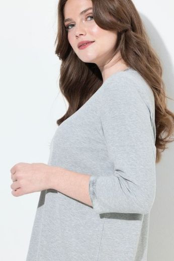 Plus size veliki brojevi Majica 3/4 rukava okruglog ovratnika za punije