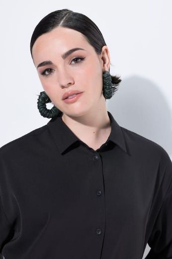 Plus size veliki brojevi Košulja dugih rukava dužeg kroja za punije
