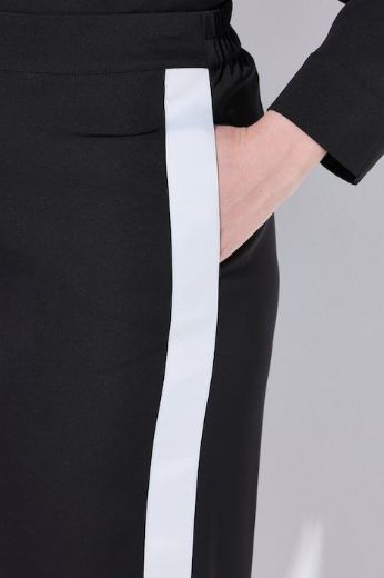 Plus size veliki brojevi Hlače elastičnog struka širokih nogavica za punije